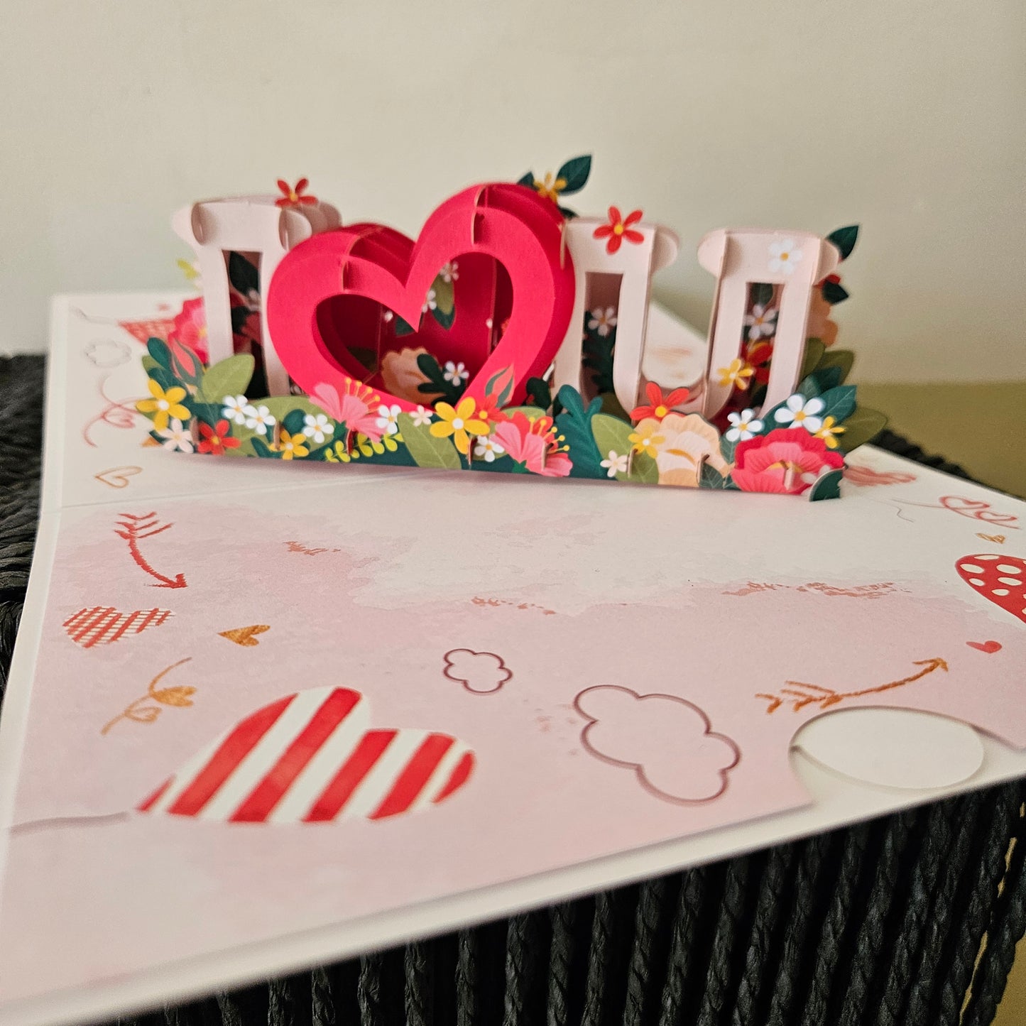 Love You 3D Pop Up Card