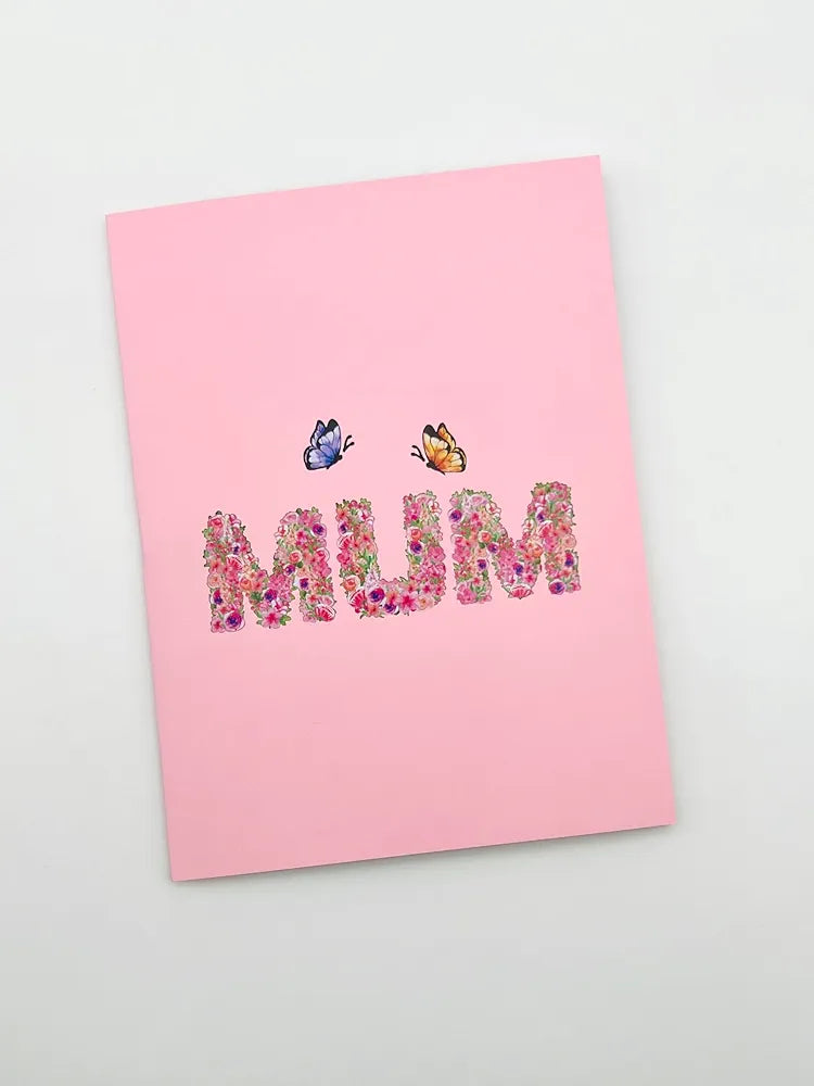 MUM, I LOVE YOU 3D Pop Up Card