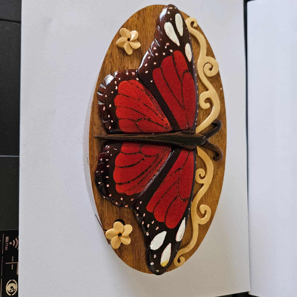 Butterfly Handcrafted Wooden Puzzle Box – $36.00