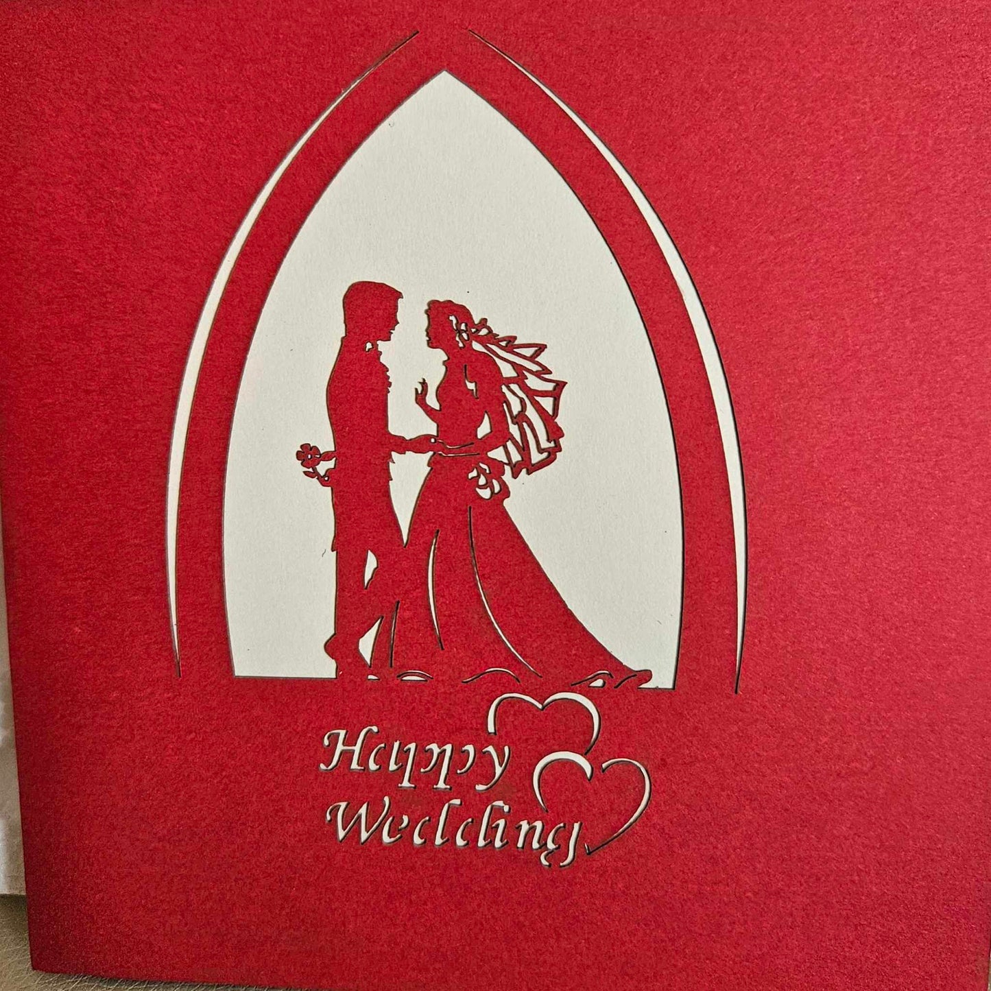 On Your Wedding Day  3D Pop Up Card