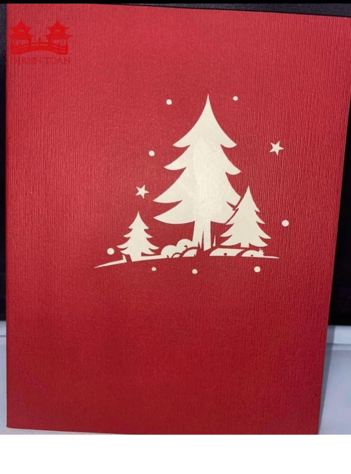 Christmas Setting  POP UP CARD
